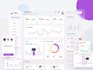 design amazing dashboard, CRM, saas admin panel UI UX