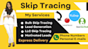 bulk llc skip trace and real estate lead generation