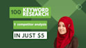 seo keyword research and competitor analysis