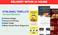design html email template for your email campaign