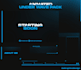 design blue animated stream overlay pack for twitch obs