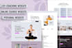 life coaching website coaching website online course wordpress website