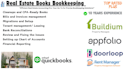 do property management bookkeeping on buildium, doorloop, appfolio