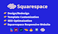 create design and redesign squarespace website