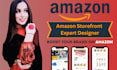 create professional amazon storefront, amazon brand store or amazon store design