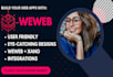 build weweb webapps with xano integrations adalo supabase
