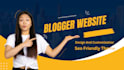 create professional blogspot blogger website setup