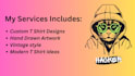 do t shirt print apparel illustrations