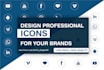 design custom unique icons with fastest delivery