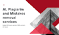 remove ai plagiarism and edit your content