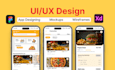 provide mobile app ui ux design, mockups and wireframes