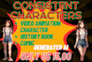 make beautiful characters consistently