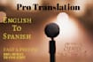 translate english to spanish