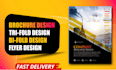 design a flyer, bifold, trifold, brochure and poster