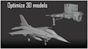 optimize fix your 3d model, prop or 3d assets