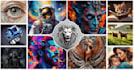 create concept art with midjourney, and leonardo ai