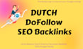 provide dutch SEO link building permanent backlinks
