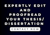 expertly edit and proofread your thesis or dissertation
