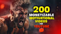 create motivational and inspirational videos for youtube