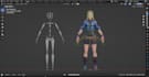 do 3d character rigging professionally in blender