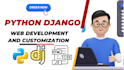 create and modify python django and HTML, CSS  web app