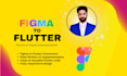 convert figma uiux to cross platform app using flutter