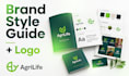 design a complete brand identity, logo, branding kit and brand style guid