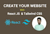 create awesome fully responsive  website