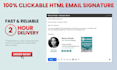 do a clickable HTML email signature