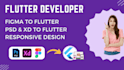 convert figma to flutter UI app and adobe xd to flutter code