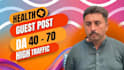 do 10guest post do follow seo back links with permanent link