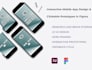 do interactive mobile app design and clickable prototypes in figma