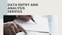 data entry and data analyses
