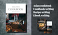 write asian food recipe for your cookbook, ebook
