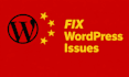 fix wordpress issues, errors, bugs and provide wp help wpdev