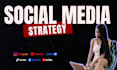 create your social media strategy, content calendar and growth plan