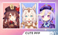 draw cute anime pfp in kawaii style for you