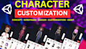 create clothing character customization in unity