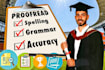 edit and proofread your text, letter, document etc