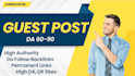 do quality guest post on high da guest posting website