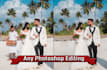 do photoshop editing, remove people, erase background, delete or add objects