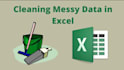 excel data cleaning merging separate
