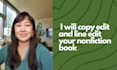copy edit and line read your nonfiction book