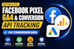 setup facebook pixel, ga4 and fix conversion api tracking
