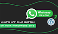 add whatsapp button to your wordpress or woocommerce website