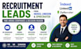 get recruitment leads from indeed, linkedin, zip recruiter