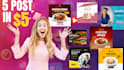 create  social media posts,ads,banner, video using canva and all canva services