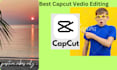 do creative capcut vedio editing for tiktoks, facebook, instagram reels
