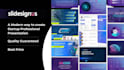 design professional startup pitchdeck powerpoint presentation