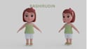 3d cartoon character modeling, 3d cartoon character design, 3d modeling
